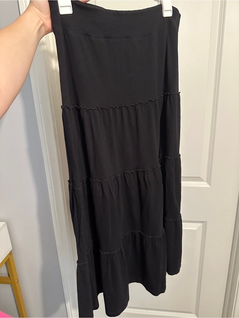 Style & Co - Tiered Black Skirt
